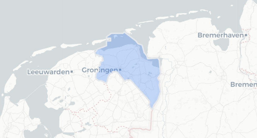 Bekijk gemeenten in de provincie Groningen