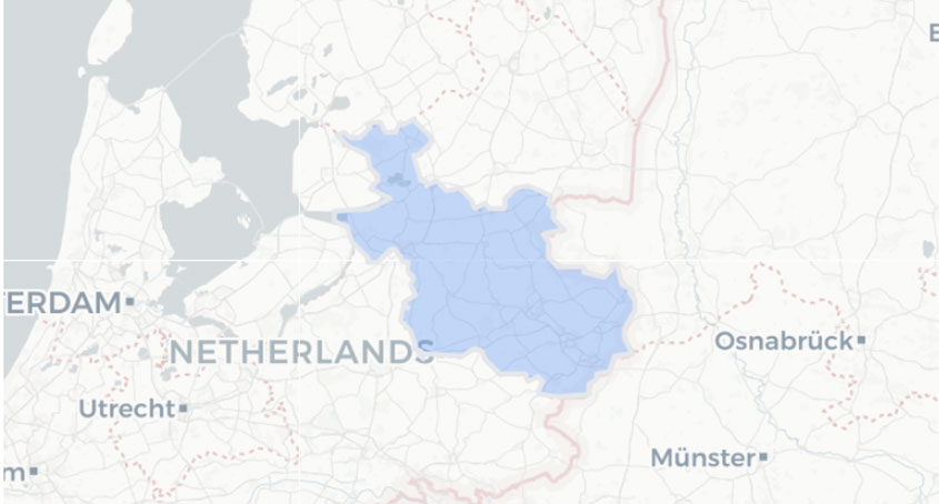 Bekijk gemeenten in de provincie Overijssel