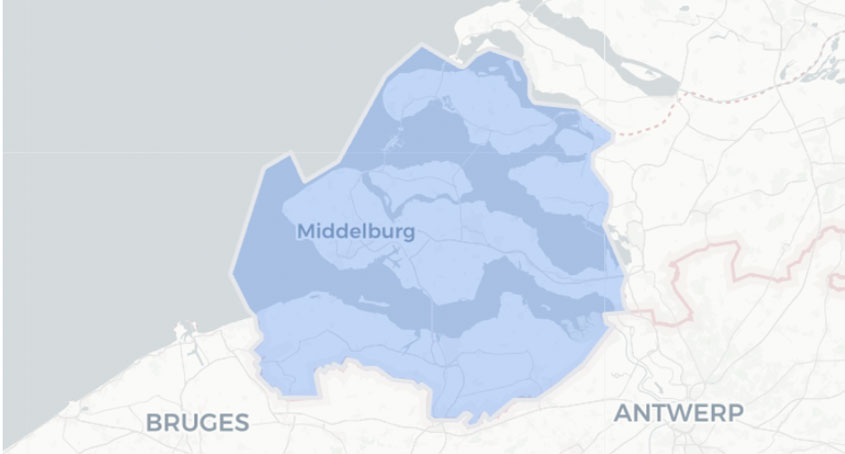 Bekijk gemeenten in de provincie Zeeland